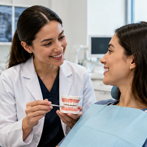 Dental clinic illustration for Dental Blog